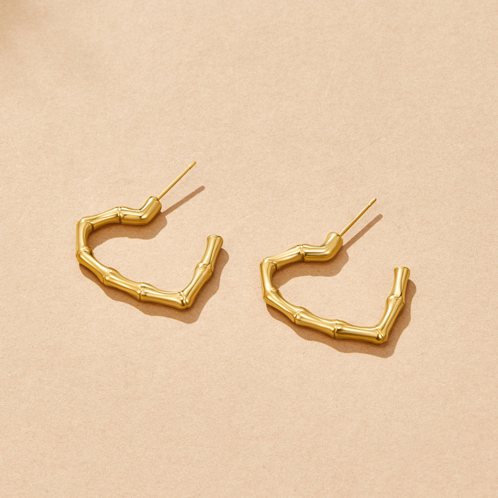 Eternity Love Hoop Earrings
